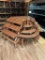 PORTABLE 3-WAY BAKERY SHELVING W/ CORNER ATTACHMENTS