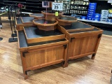 4-PART DRY PRODUCE MERCHANDISING ISLAND