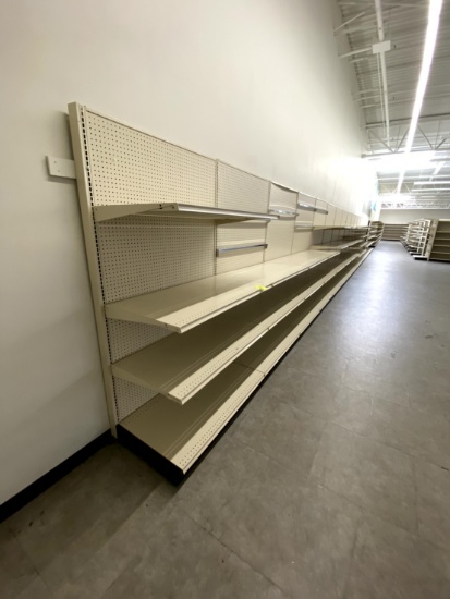 68FT RUN OF MADIX SHELVING