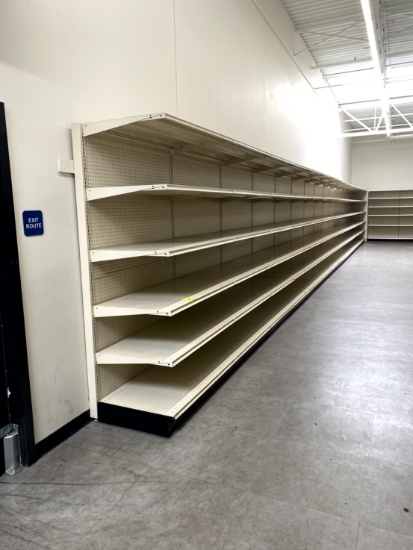 56FT RUN OF MADIX SHELVING
