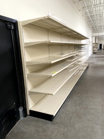 24FT RUN OF MADIX SHELVING