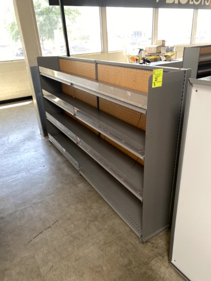 8FT RUN OF SHELVING