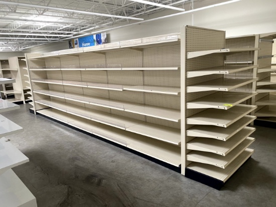 20FT RUN OF MADIX SHELVING