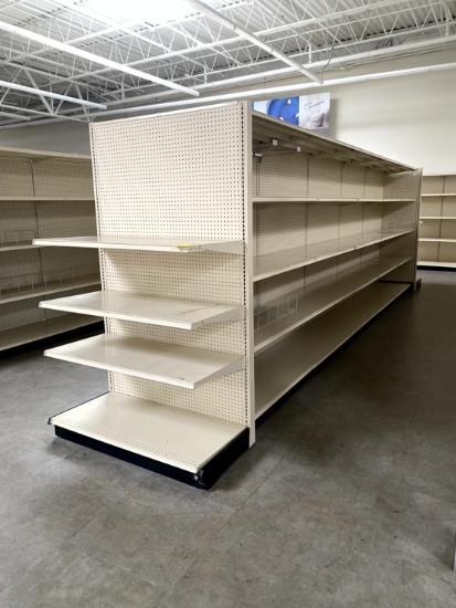 20FT RUN OF MADIX SHELVING