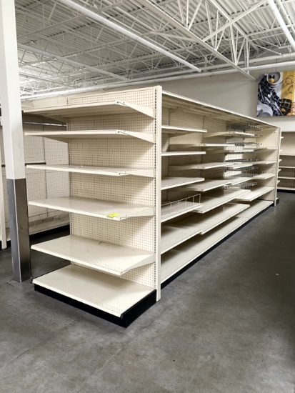 20FT RUN OF MADIX SHELVING