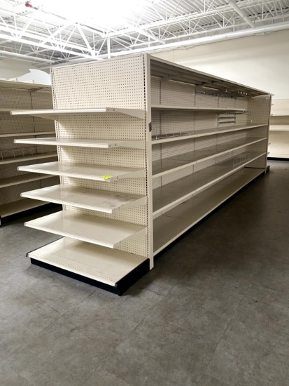 20FT RUN OF MADIX SHELVING