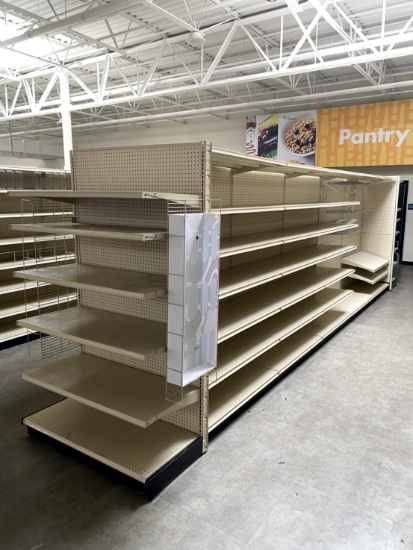 20FT RUN OF MADIX SHELVING
