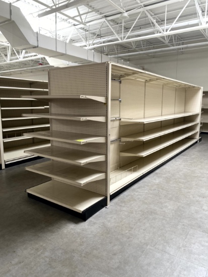 20FT RUN OF MADIX SHELVING