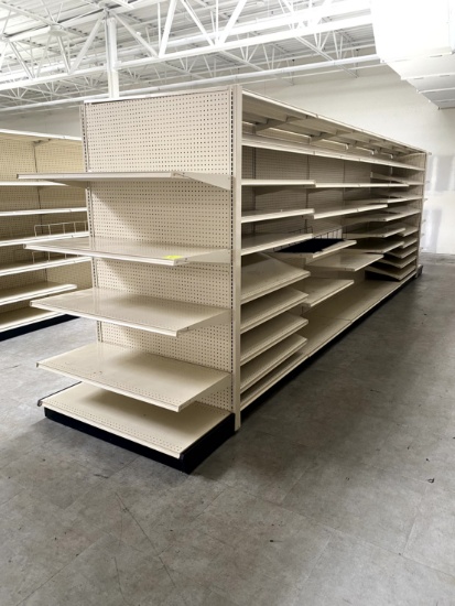20FT RUN OF MADIX SHELVING