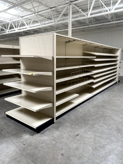 20FT RUN OF MADIX SHELVING