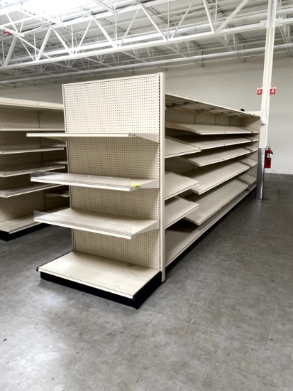20FT RUN OF MADIX SHELVING