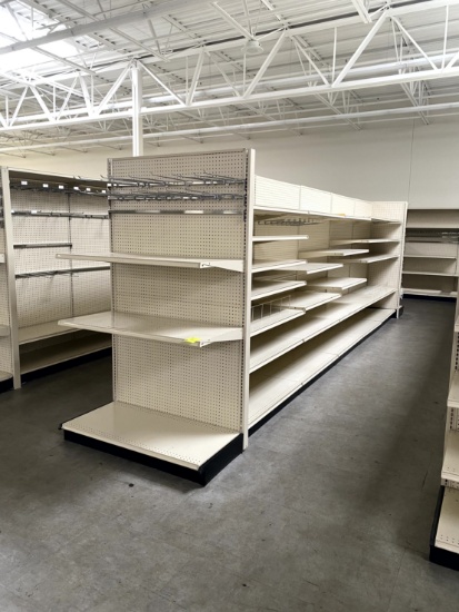 20FT RUN OF MADIX SHELVING