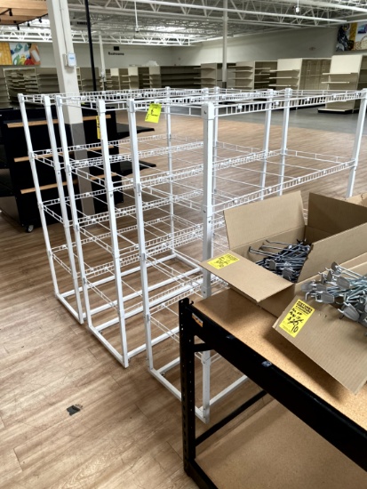 WHITE WIRE RACKS