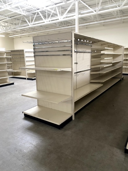 20FT RUN OF MADIX SHELVING