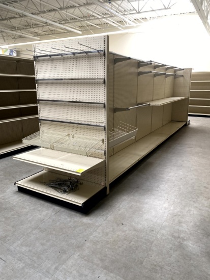 20FT RUN OF MADIX SHELVING