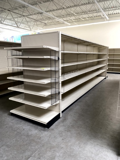 20FT RUN OF MADIX SHELVING