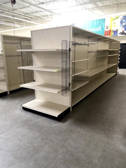 20FT RUN OF MADIX SHELVING