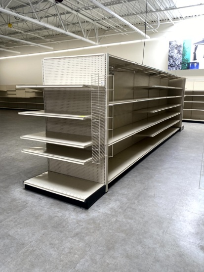 20FT RUN OF MADIX SHELVING