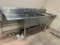 STAINLESS STEEL 3 COMPARTMENT SINK