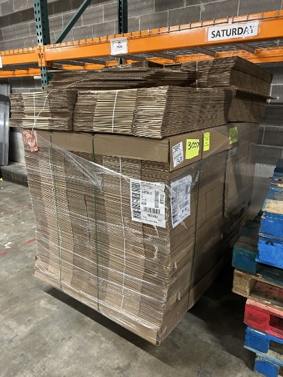 PALLET OF NEW CARDBOARD BOXES