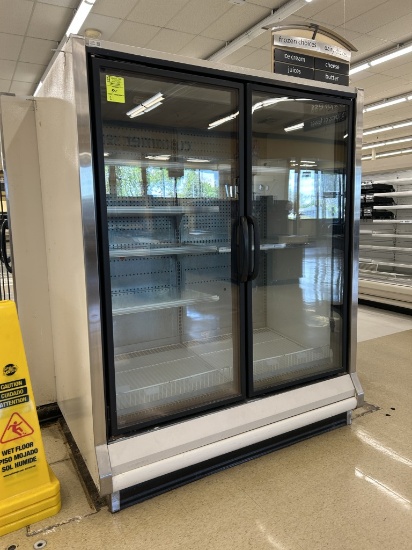 2001 HUSSMANN 2 DOOR LOW TEMP REACH-IN CASE