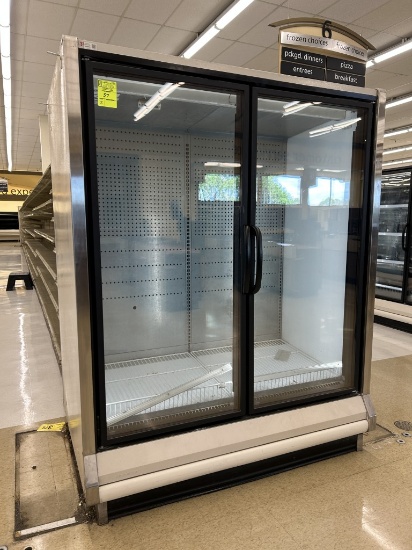 2001 HUSSMANN 2 DOOR LOW TEMP REACH-IN CASE