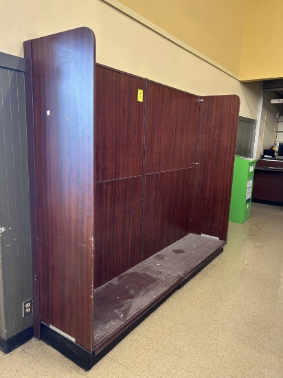 8FT OF MADIX WALL SHELVING (NO SHELVES)