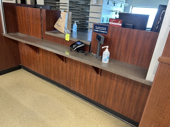 GROUP OF ASSORTED PHARMACY MILLWORK