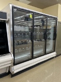 2001 HUSSMANN 3 DOOR LOW TEMP REACH-IN CASE