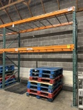 1 SECTION OF TEAR DROP PALLET RACKING
