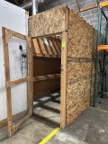 PARTIAL WOODEN STRUCTURE W/ DOOR