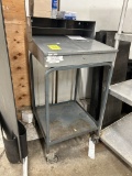 RECEIVING DESK ON CASTERS