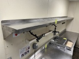 48IN X 14IN STAINLESS WALL SHELVES