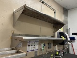 48IN X 14IN STAINLESS WALL SHELVES