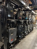 GROUP OF 11 COPELAND COMPRESSORS ON HUSSMANN RACKS