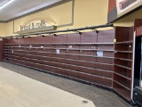 39FT OF MADIX WALL SHELVING