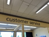 CUSTOMER SERVICE WALL LETTERING