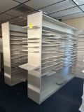 GROUP OF PHARMACY SHELVING