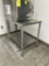 36IN X 24IN X 34IN STAINLESS STEEL TABLE