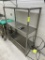 47IN X 19IN X 62IN STAINLESS STEEL RACK