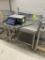 WIN-HOLT 3FT STAINLESS STEEL TABLE W/ BACKSPLASH