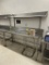 6FT STAINLESS STEEL TABLE W/ BACKSPLASH AND OVERSHELF
