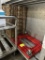 PLASTIC PRODUCE CRATES W/ FLOOR DOLLEY