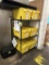3FT METRO RACK W/ YELLOW HAZMAT CRATES