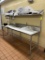 8FT POLYTOP TABLE W/ OVERSHELF