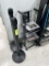 STANCHIONS W/ NEWSPAPER RACK