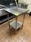 24IN X 24IN X 35IN STAINLESS STEEL TABLE