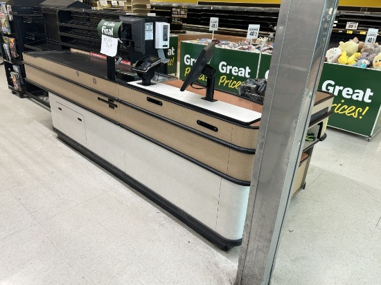 2008 ACCENT SINGLE BELT CHECKSTAND (NO POINT OF SALES)