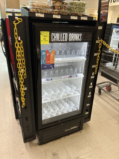 TRUE GLASS DOOR BEVERAGE COOLER