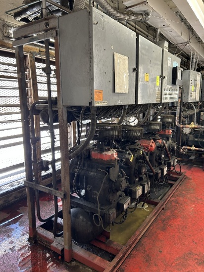 KYSOR WARREN FOUR PUMP LOW TEMP COMPRESSOR RACK